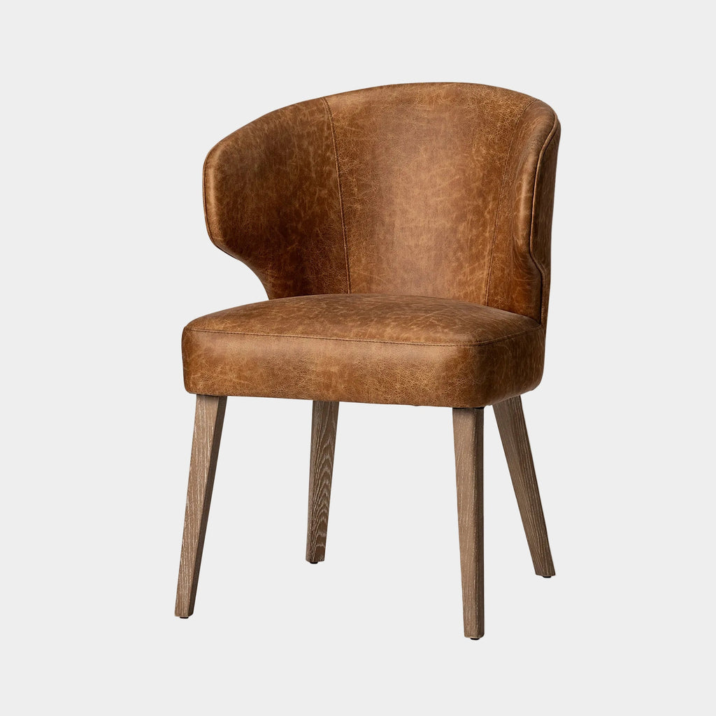 Niles Faux Leather Contract-Grade Dining Chair