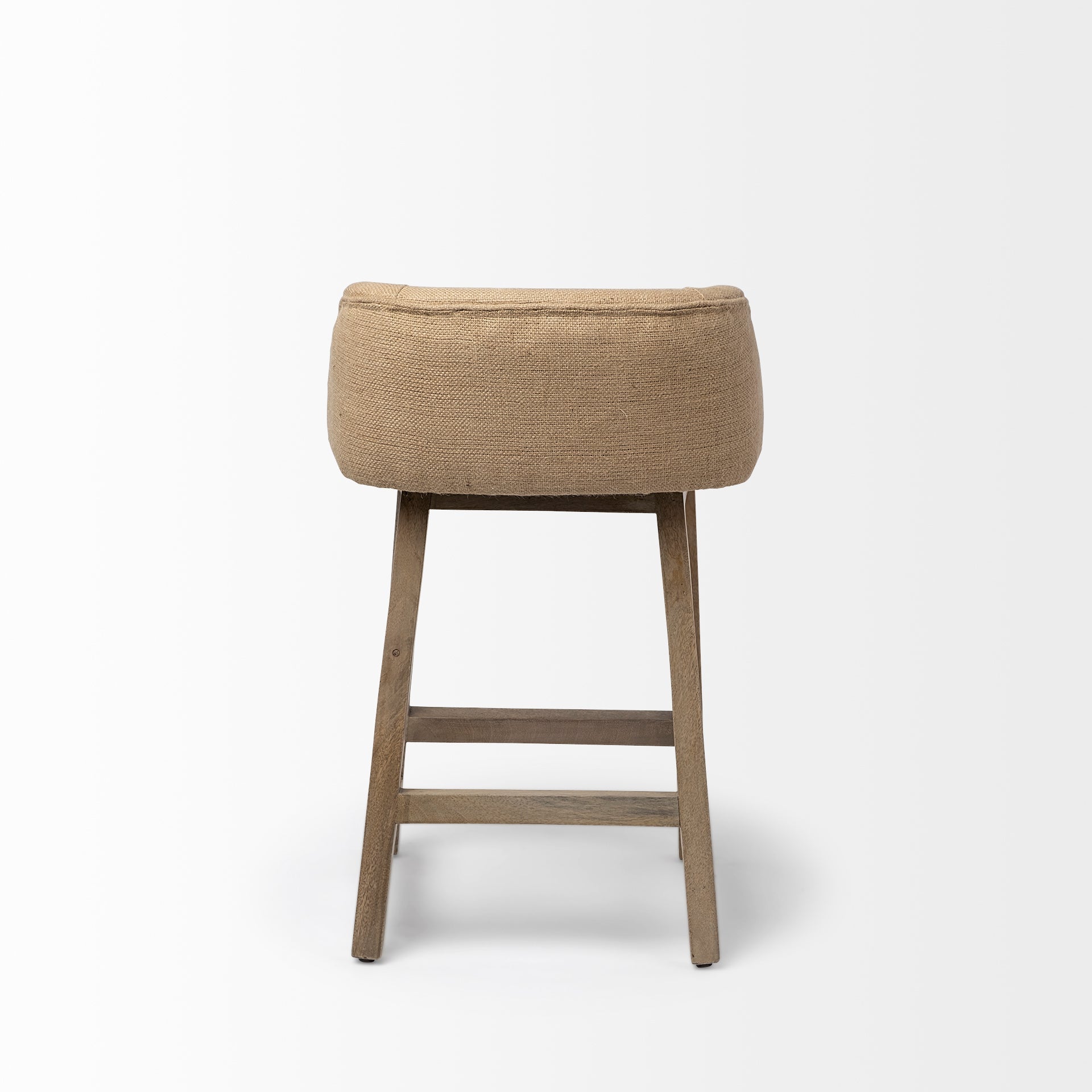 Monmouth Fabric/Jute Seat Counter Stool