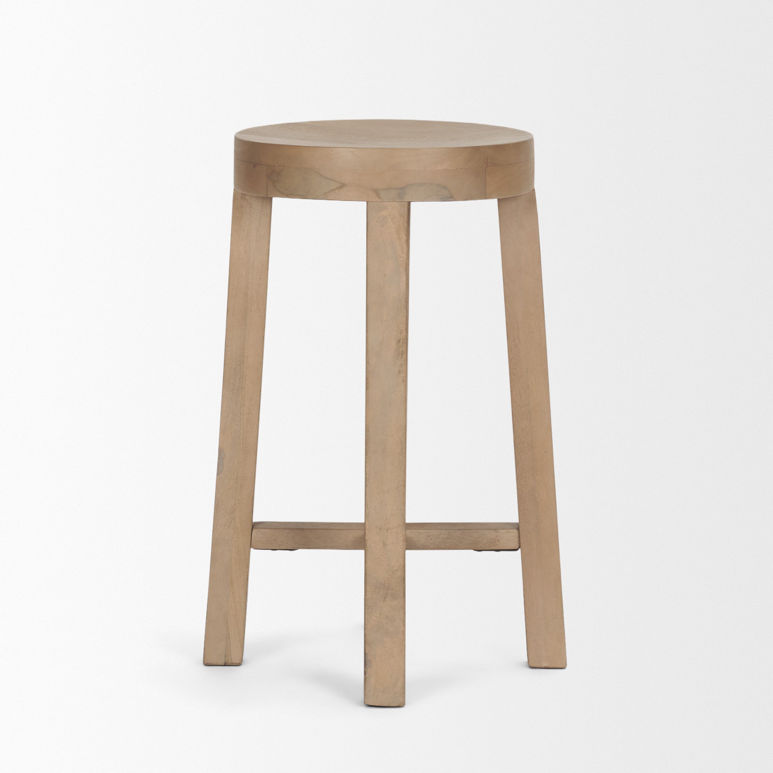 Brahma Wood Seat Counter Stool