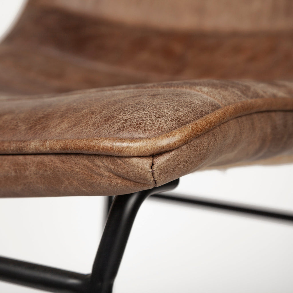 Meritt Leather Seat Bar Stool
