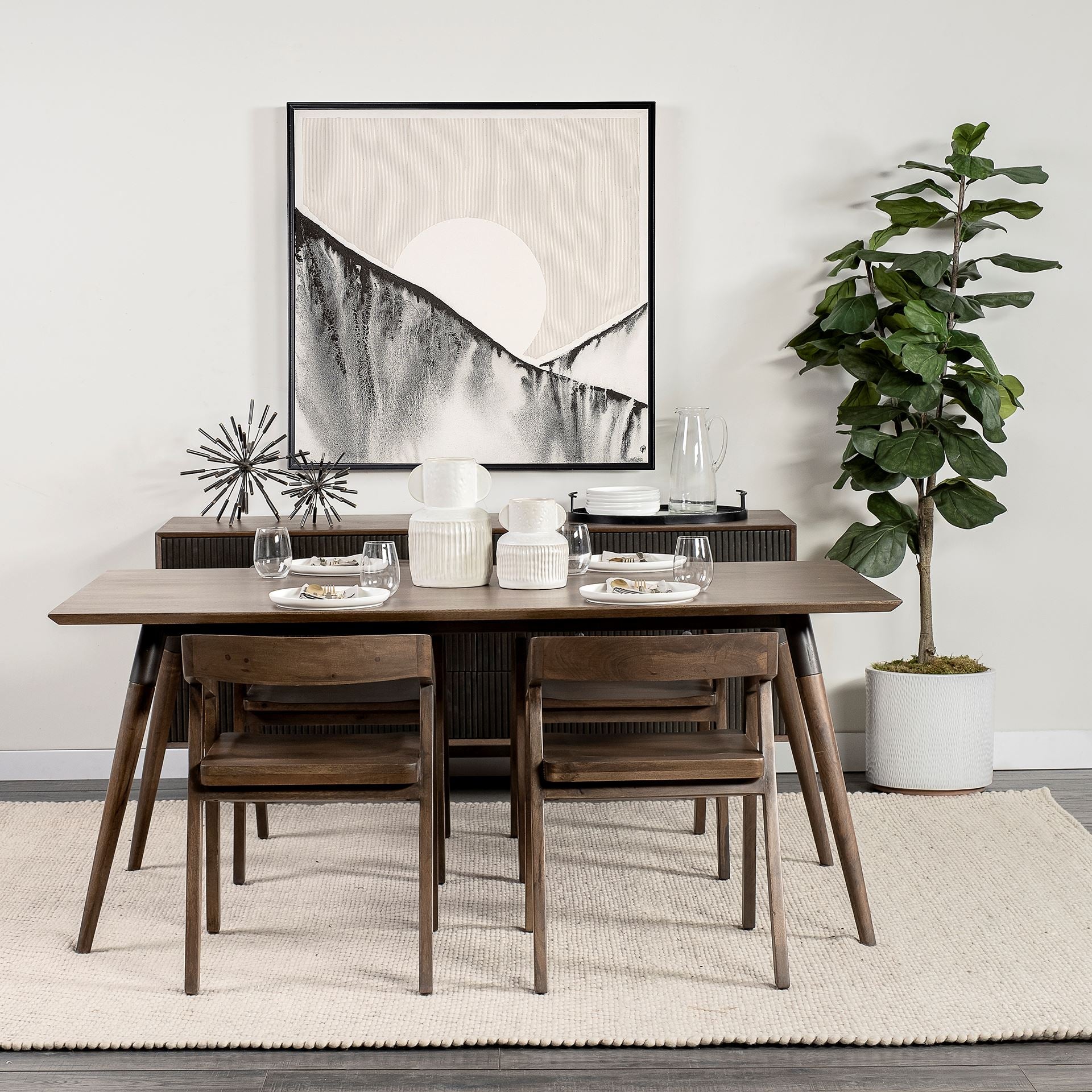 Nicholas Wood Dining Armchair