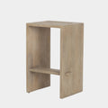 Aida Wood Seat Counter Stool