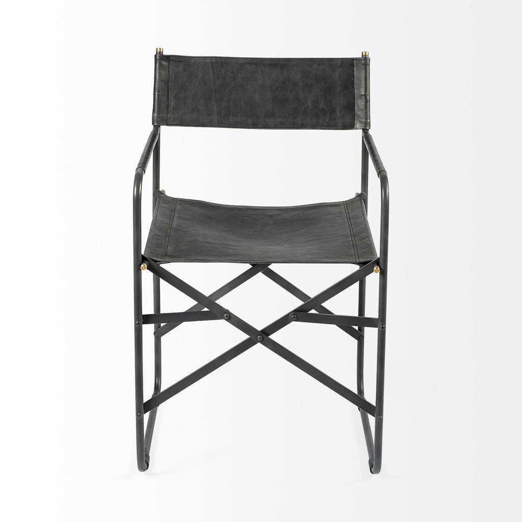 Direttore Leather Folding Dining Chair