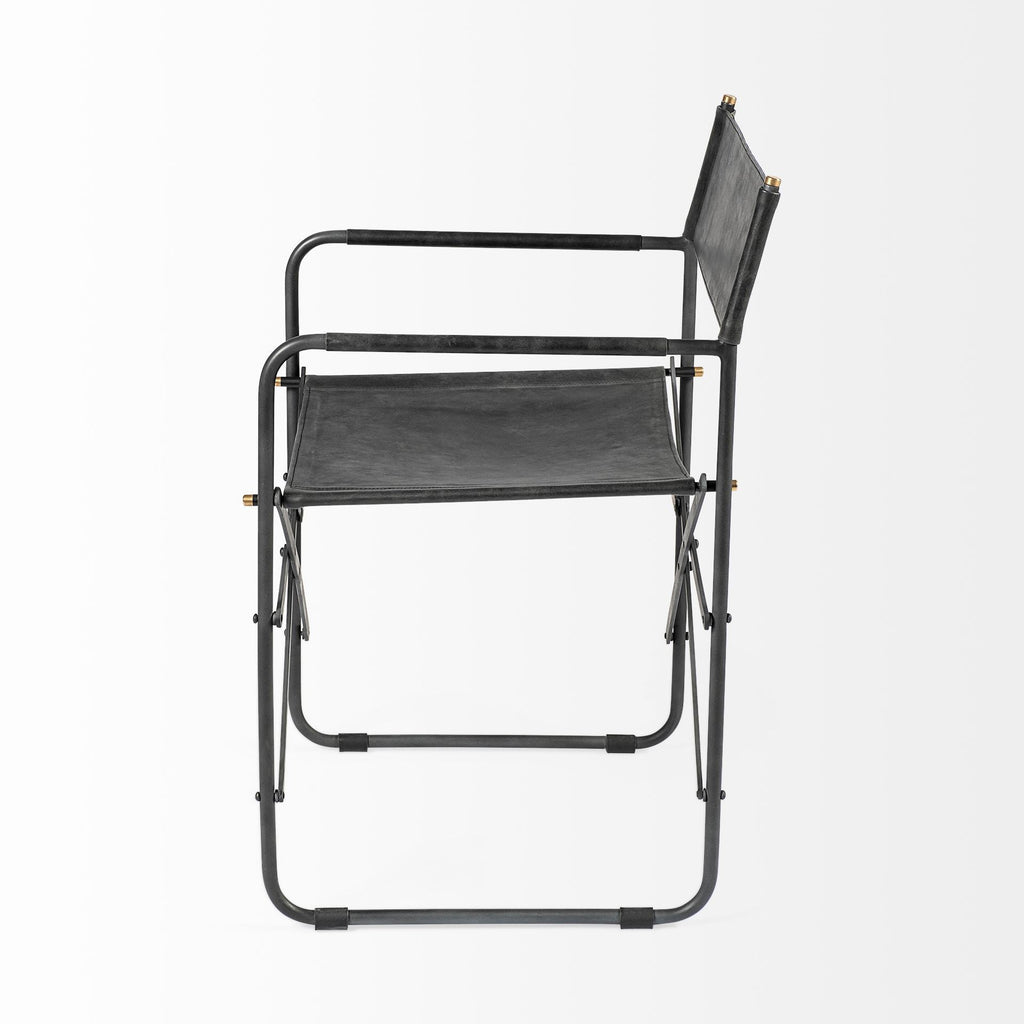 Direttore Leather Folding Dining Chair