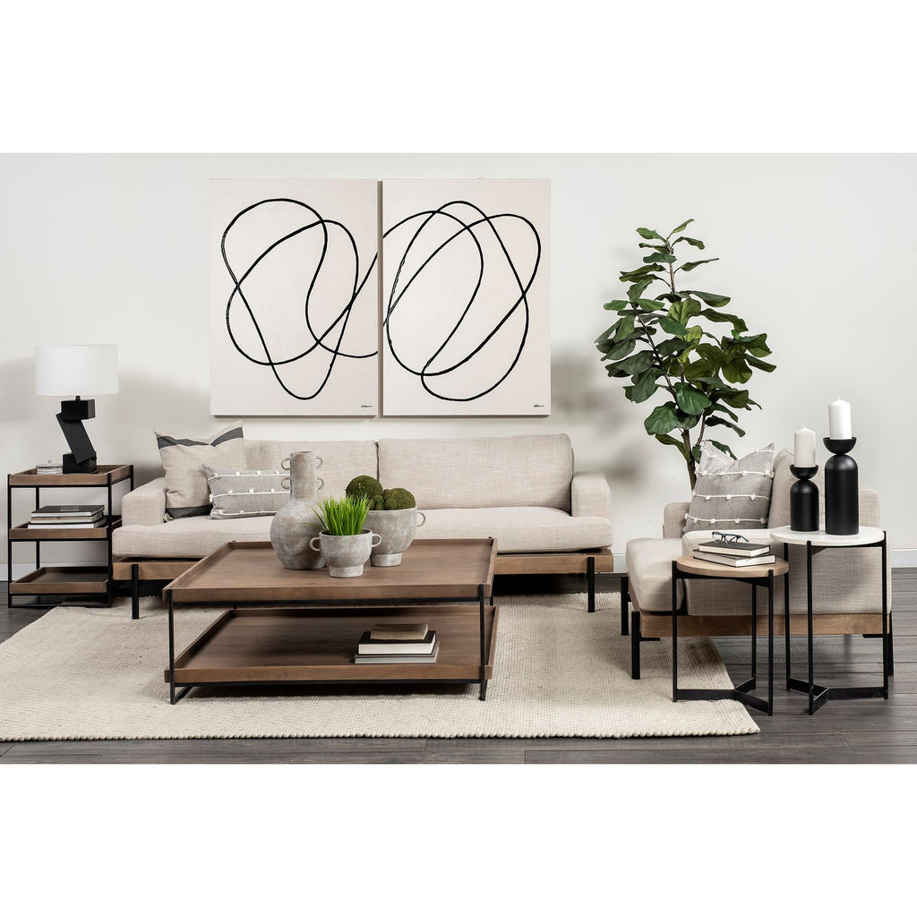 Trey Wood Accent Table