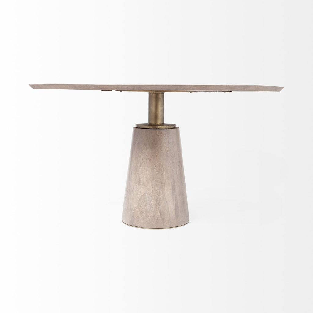 Maxwell 54" Round Wood Dining Table