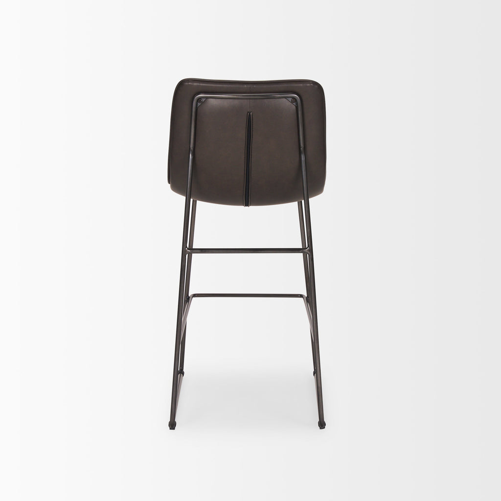 Meritt Leather Seat Bar Stool