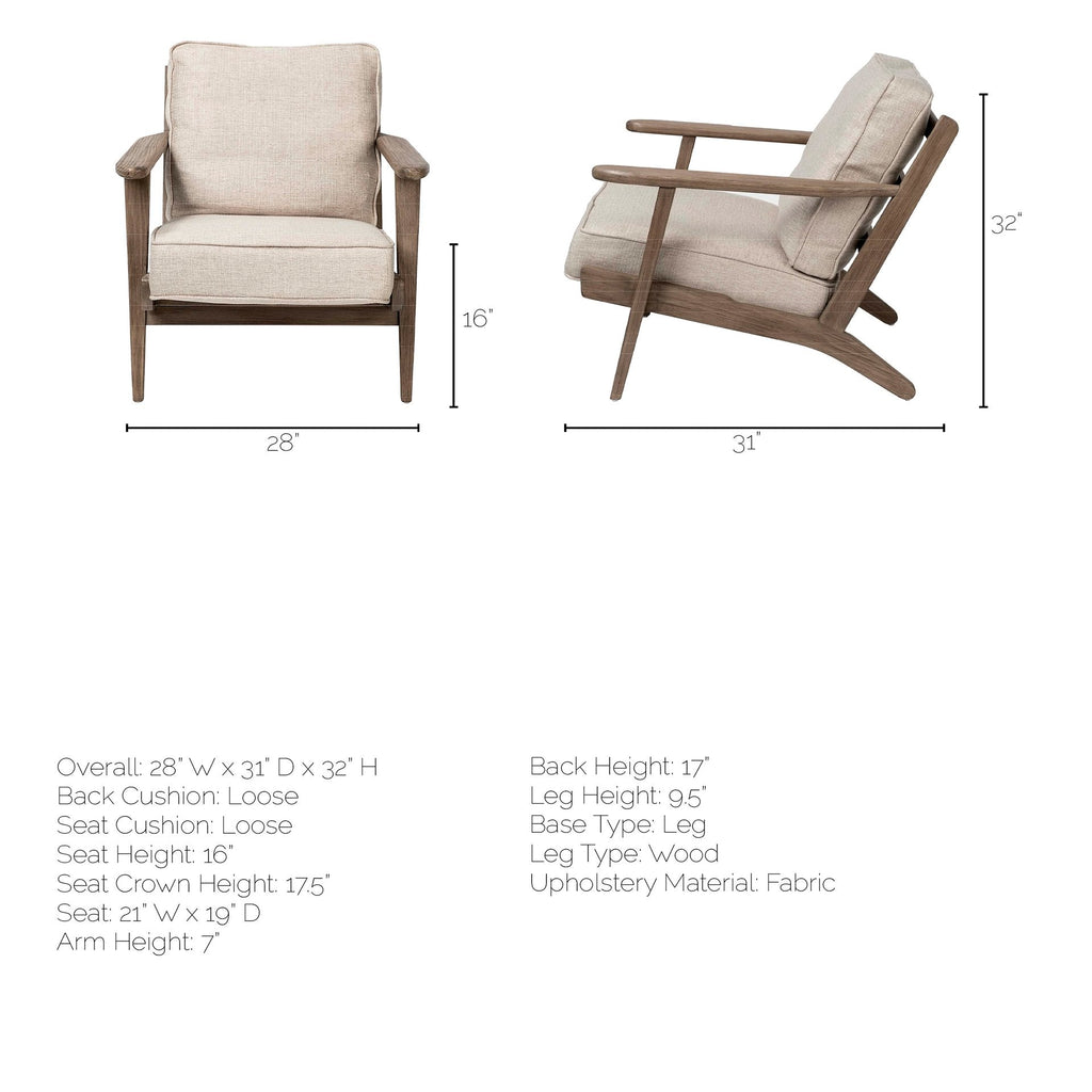 Olympus Upholstered Accent Chair