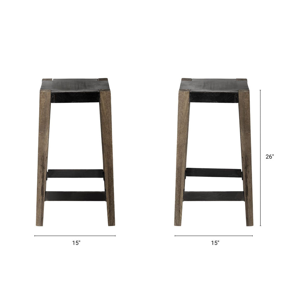 Nell Metal Seat Stool