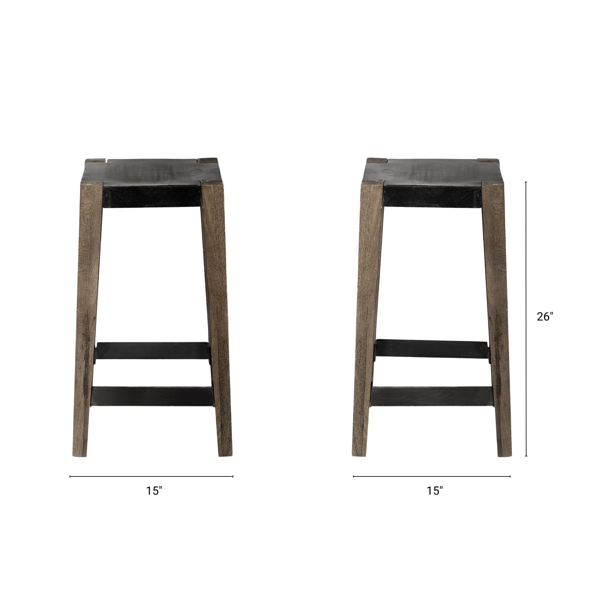 Nell Metal Seat Stool