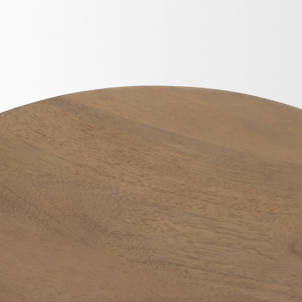 Brahma Wood Seat Counter Stool