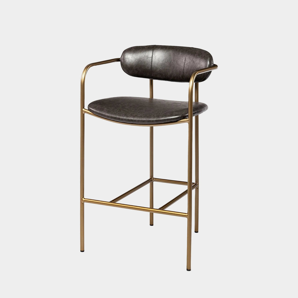 Parker Faux Leather Seat Counter Stool