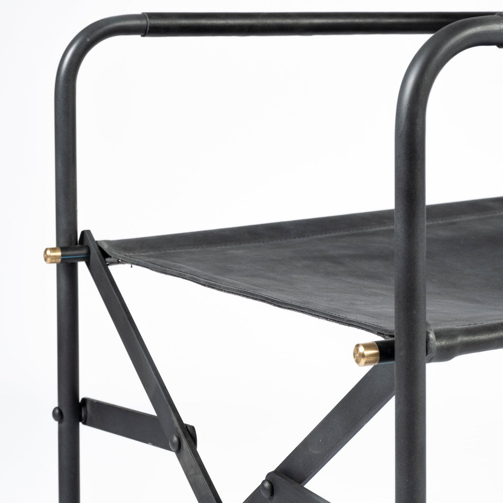 Direttore Leather Folding Dining Chair