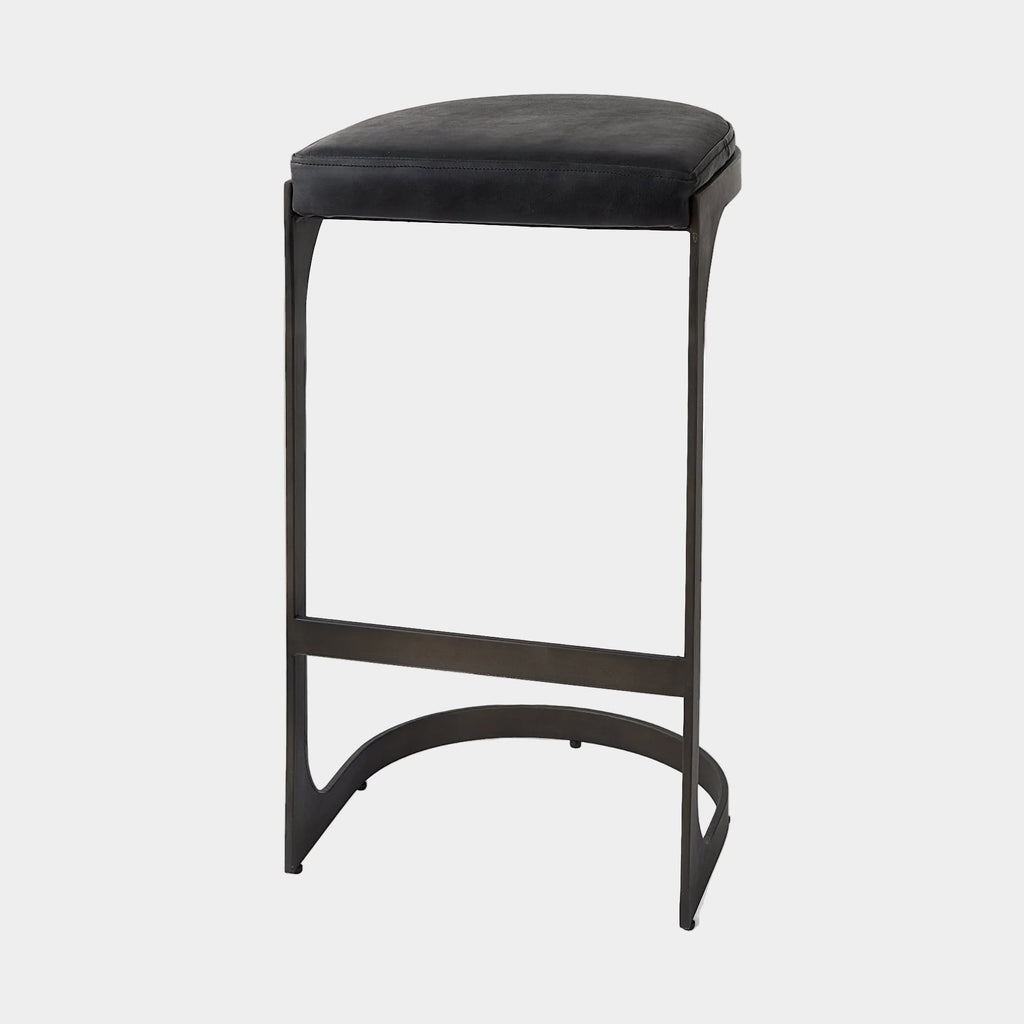 Tyson Leather Seat Stool