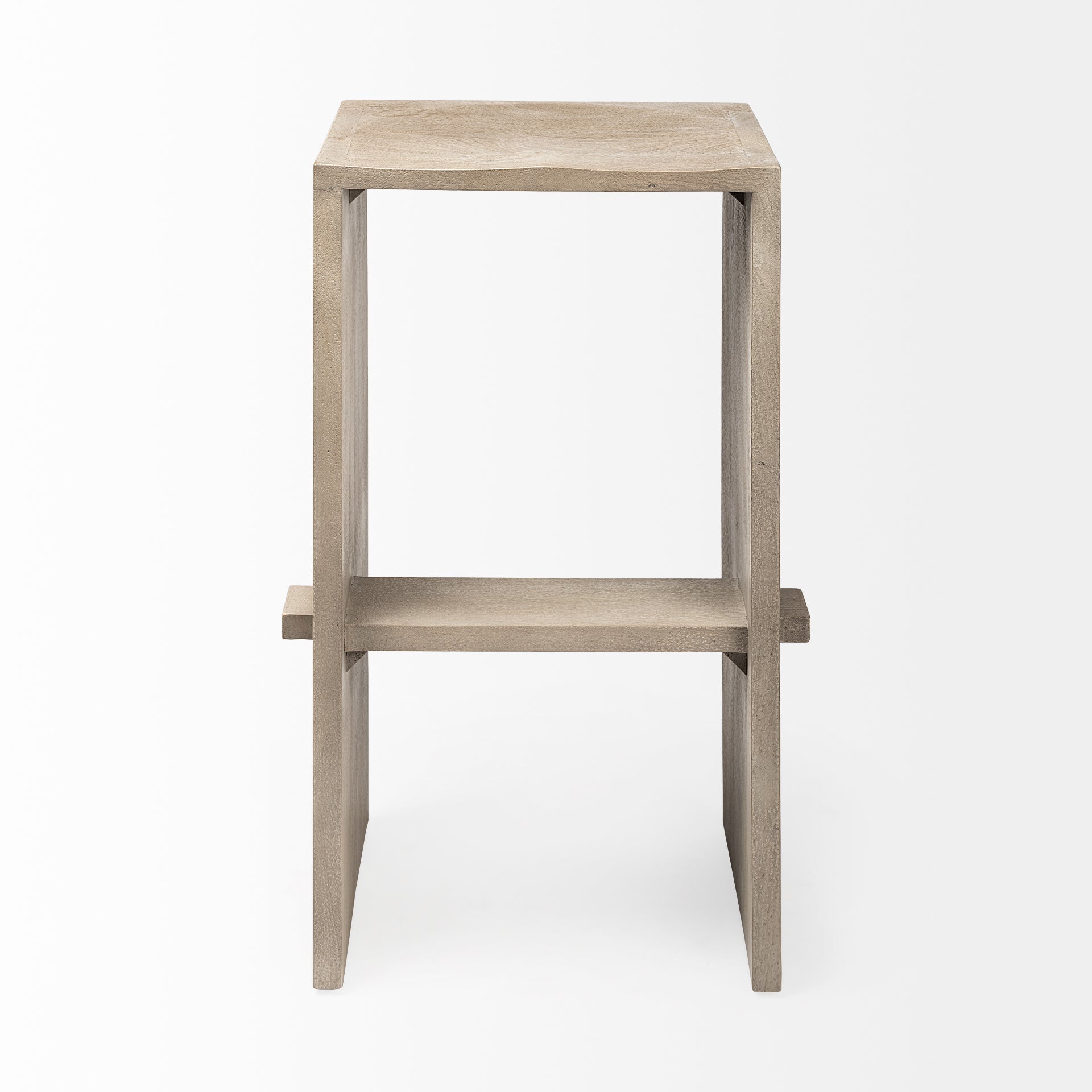 Aida Wood Seat Bar Stool