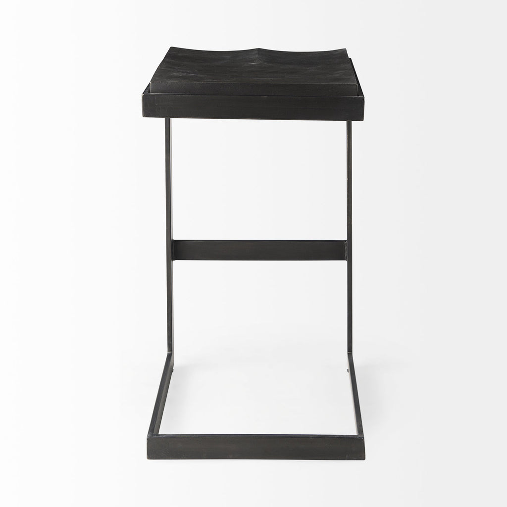 Kiran Wood Seat Bar/Counter Stool