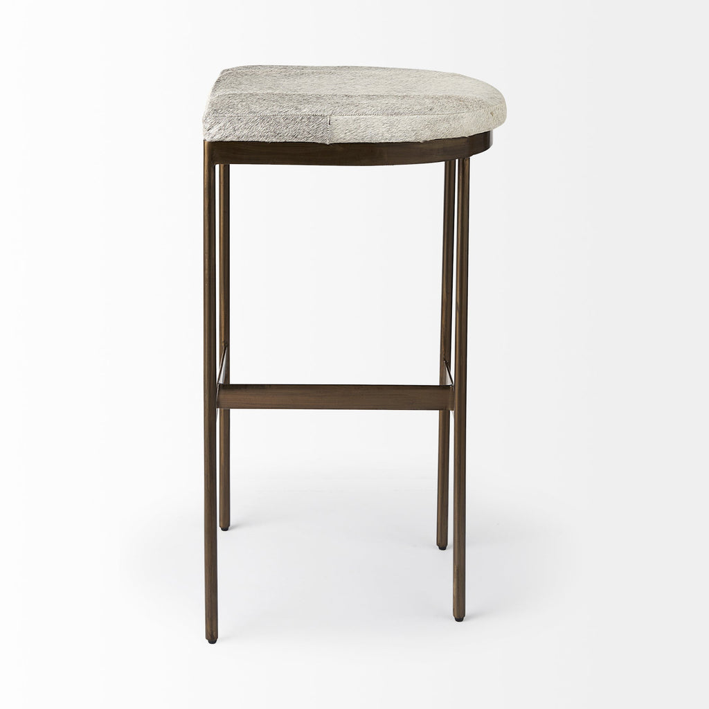 Millie Leather Seat Bar/Counter Stool