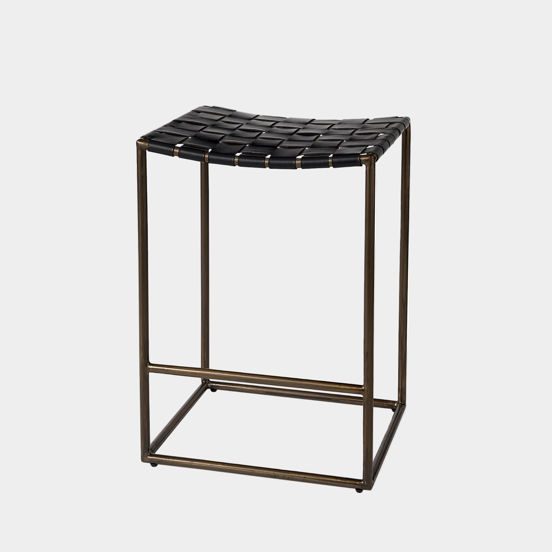 Clarissa Leather Seat Counter Stool