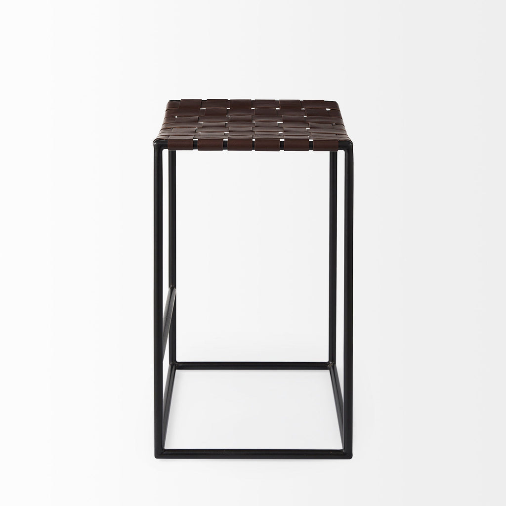 Clarissa Leather Seat Counter Stool