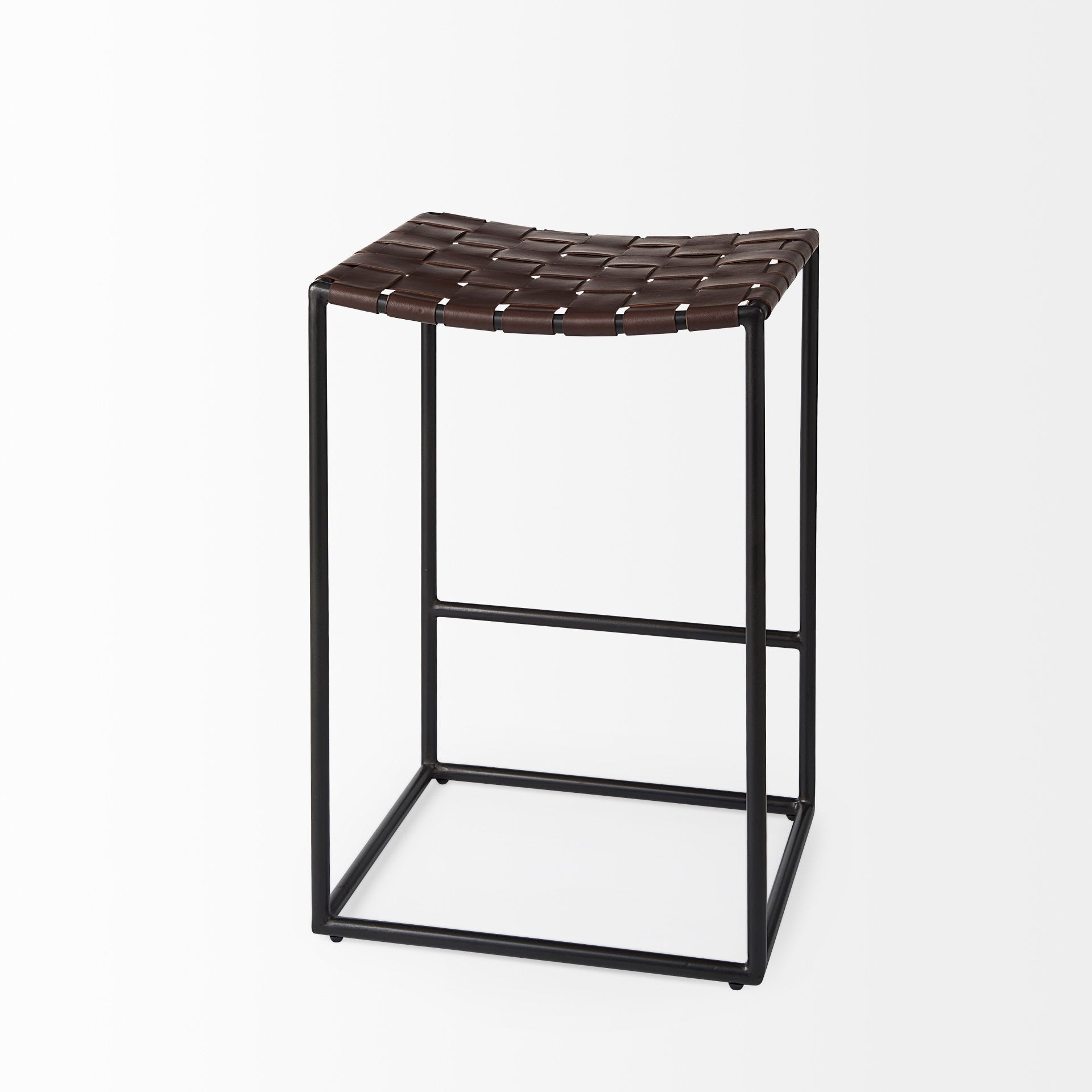 Clarissa Leather Seat Counter Stool