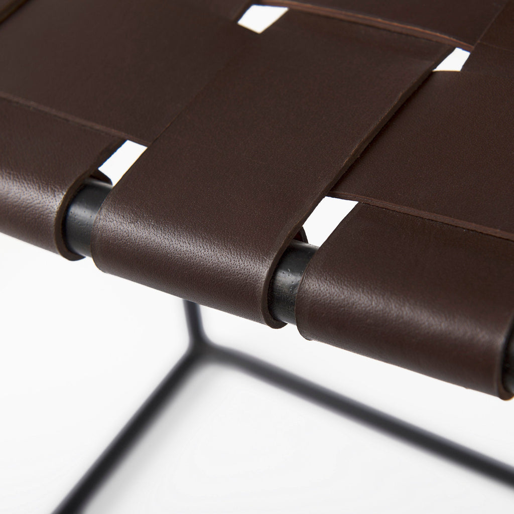 Clarissa Leather Seat Counter Stool
