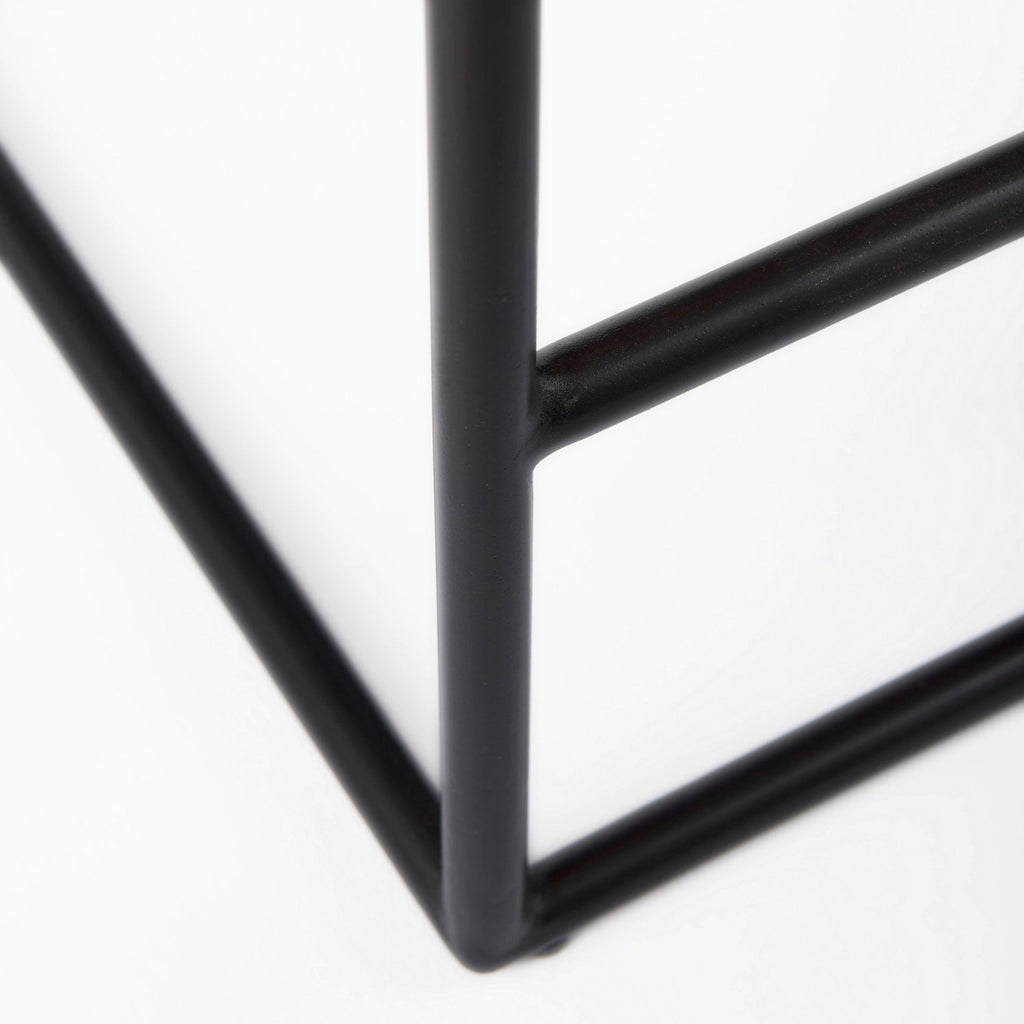 Clarissa Leather Seat Counter Stool