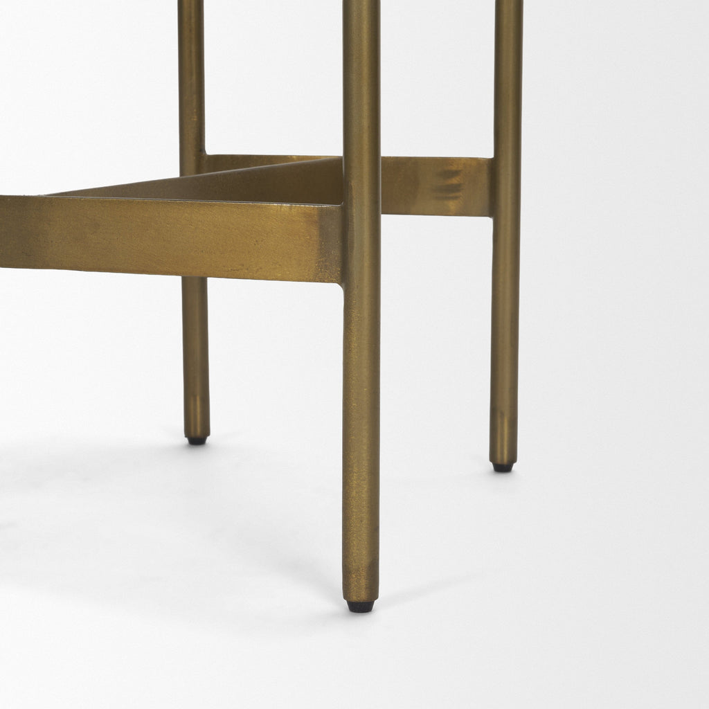 Millie Cow Hide Seat Counter Stool