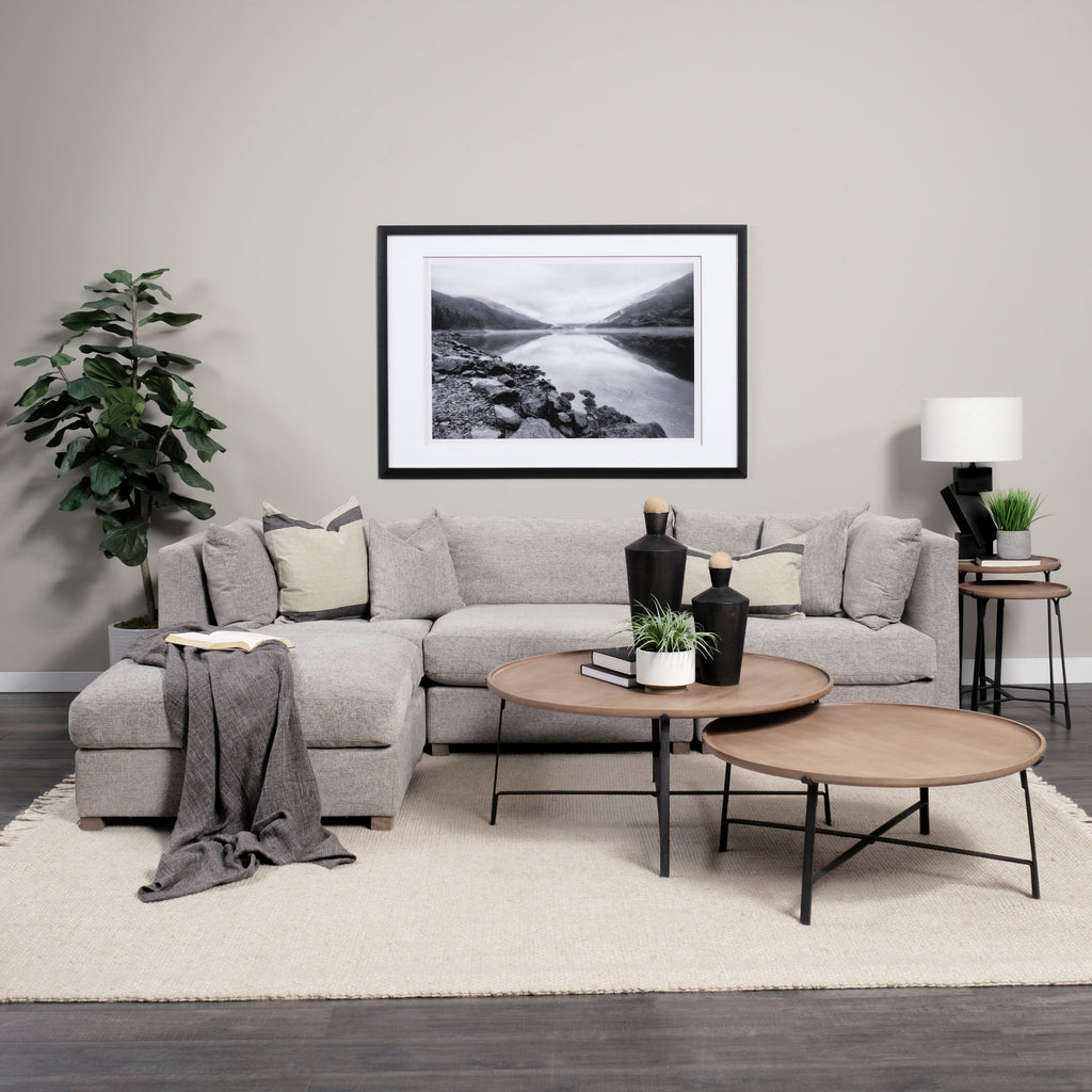 Valence 4 Piece (Incl. 2 Ottoman) Modular Sofa Set