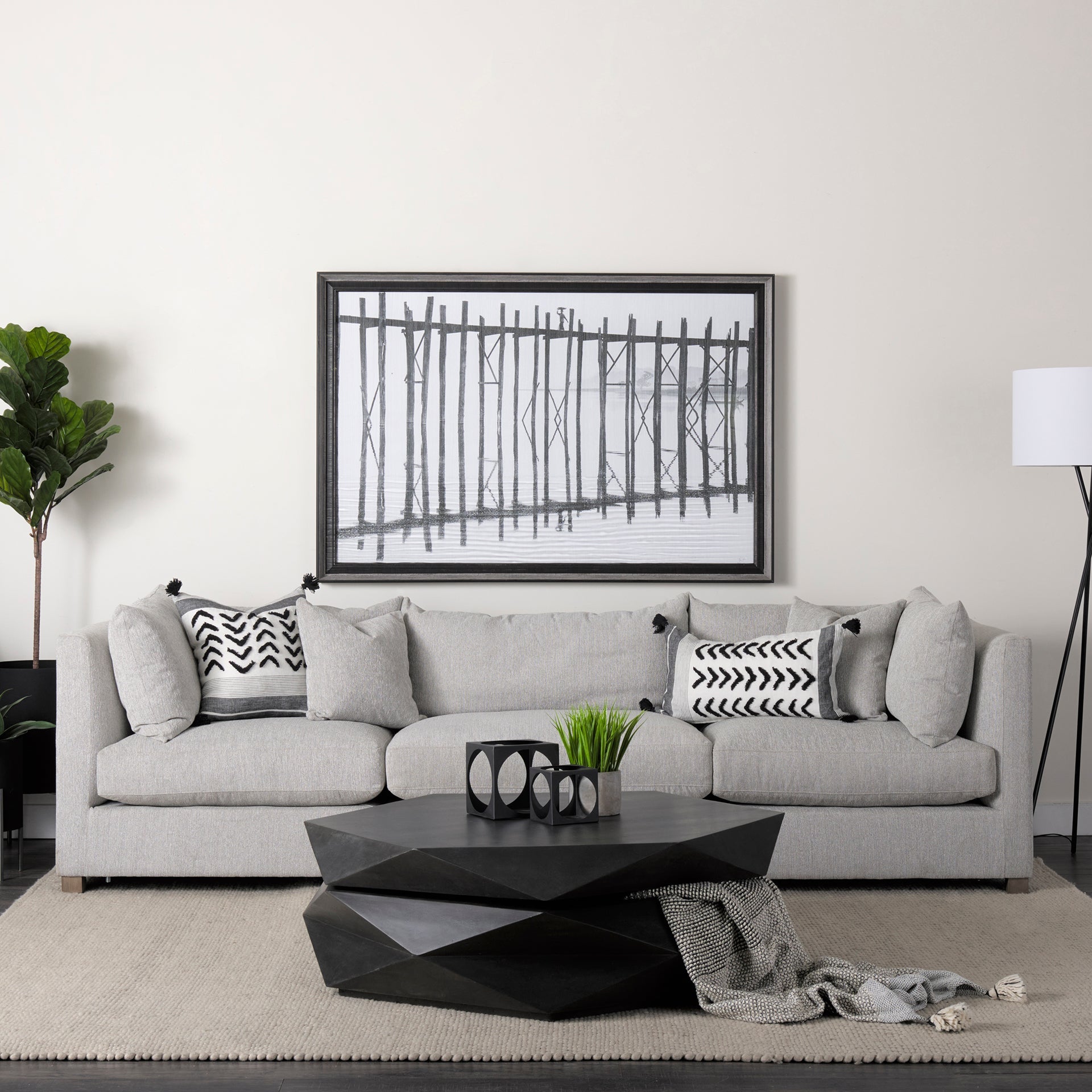 Valence 4 Piece (Incl. 1 Ottoman) Modular Sofa Set