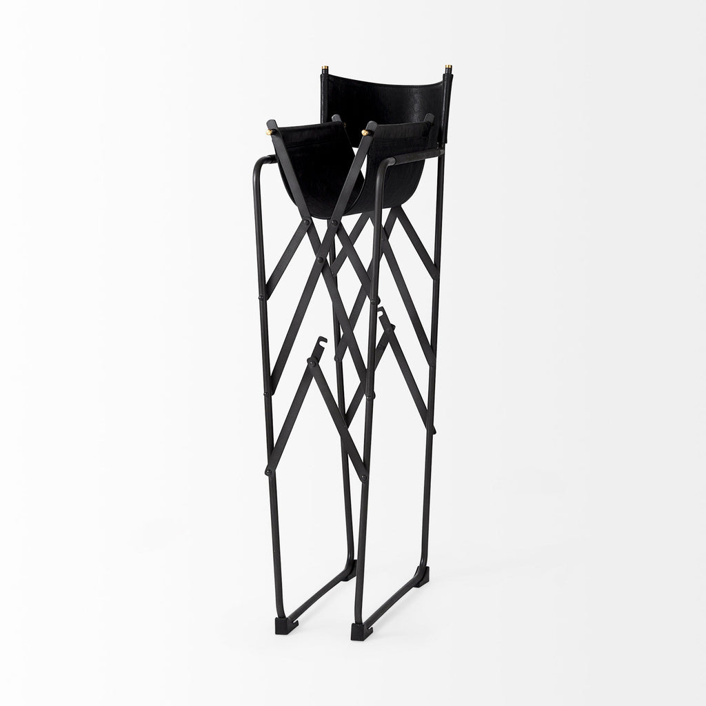 Direttore Leather Seat Bar Stool