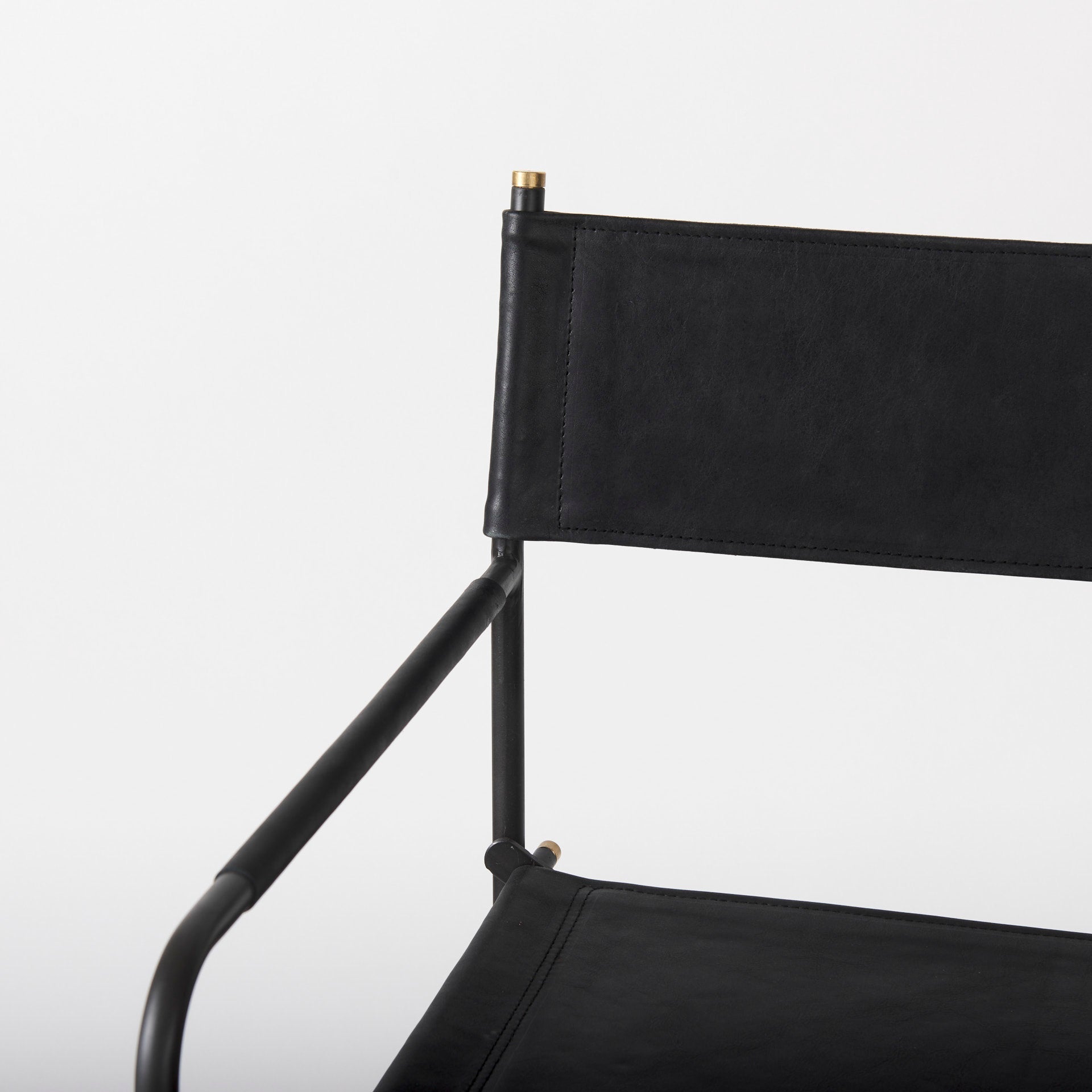 Direttore Leather Seat Bar Stool
