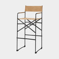 Direttore Leather Seat Bar Stool