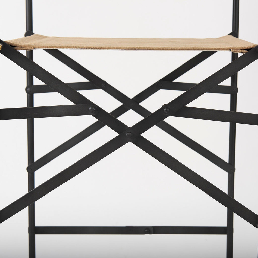 Direttore Leather Seat Bar Stool
