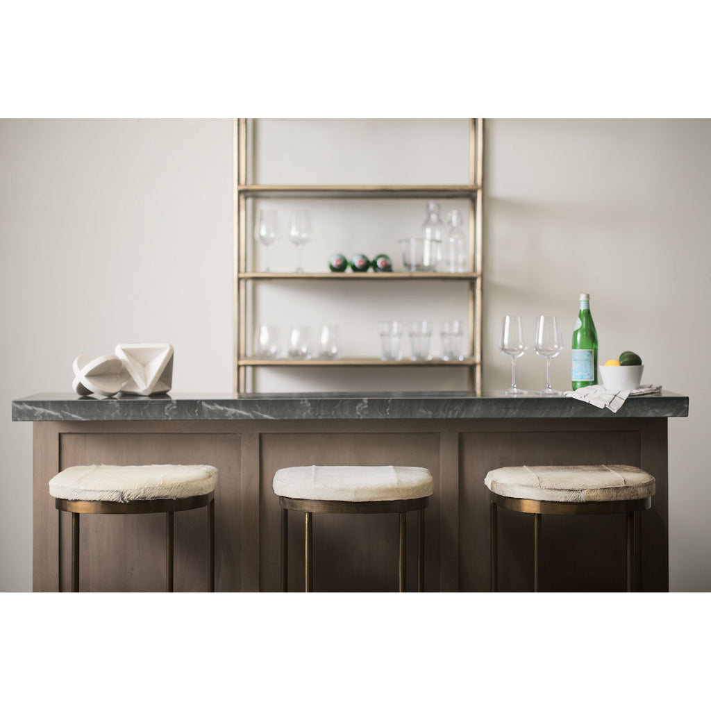 Millie Leather Seat Bar/Counter Stool