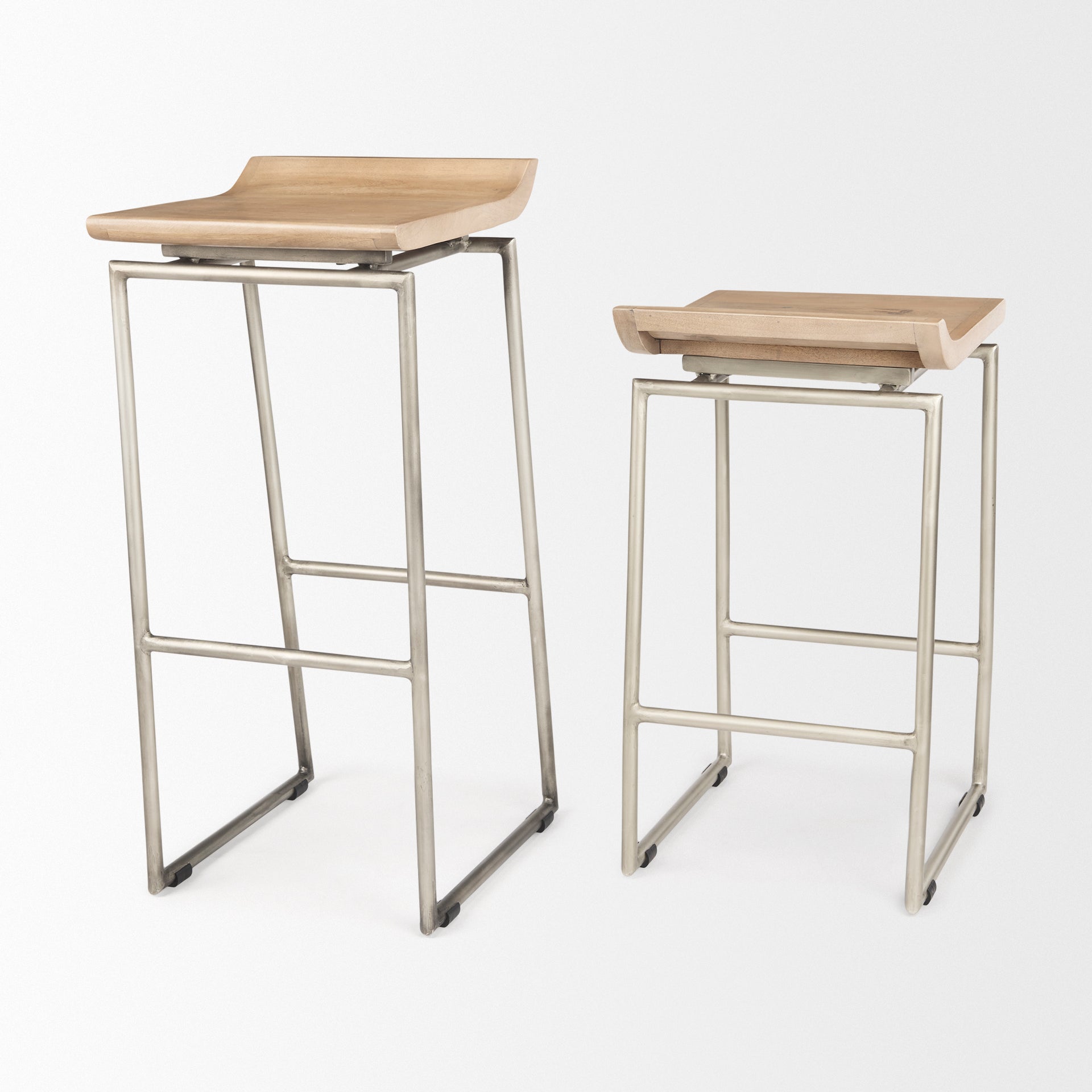 Givens Wood Seat Counter Stool