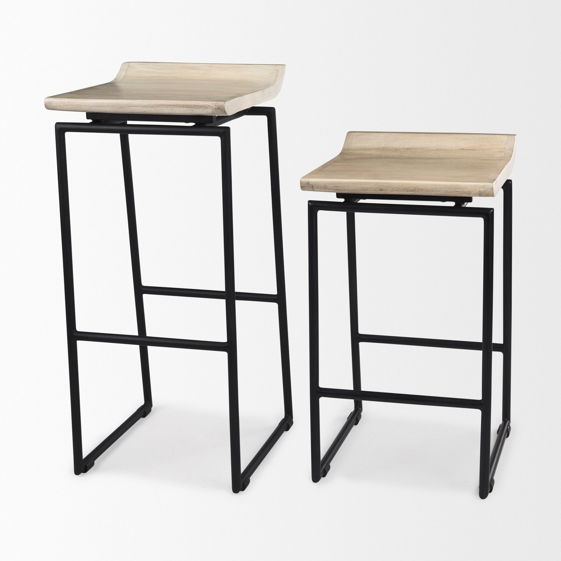 Givens Wood Seat Counter Stool