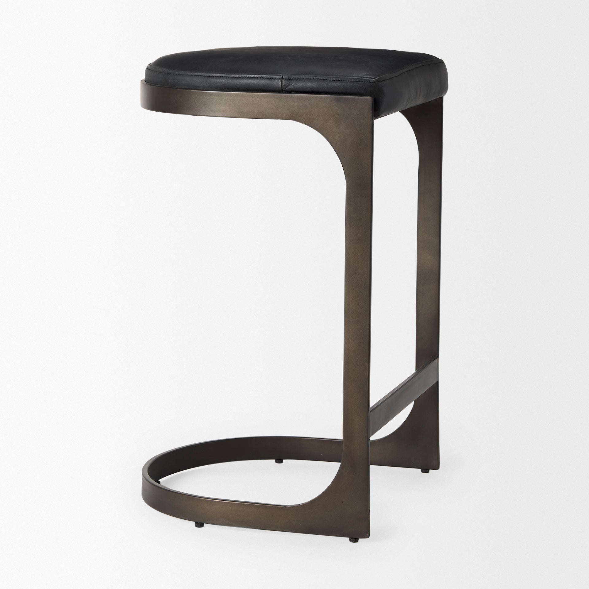Tyson Suede Seat Counter Stool