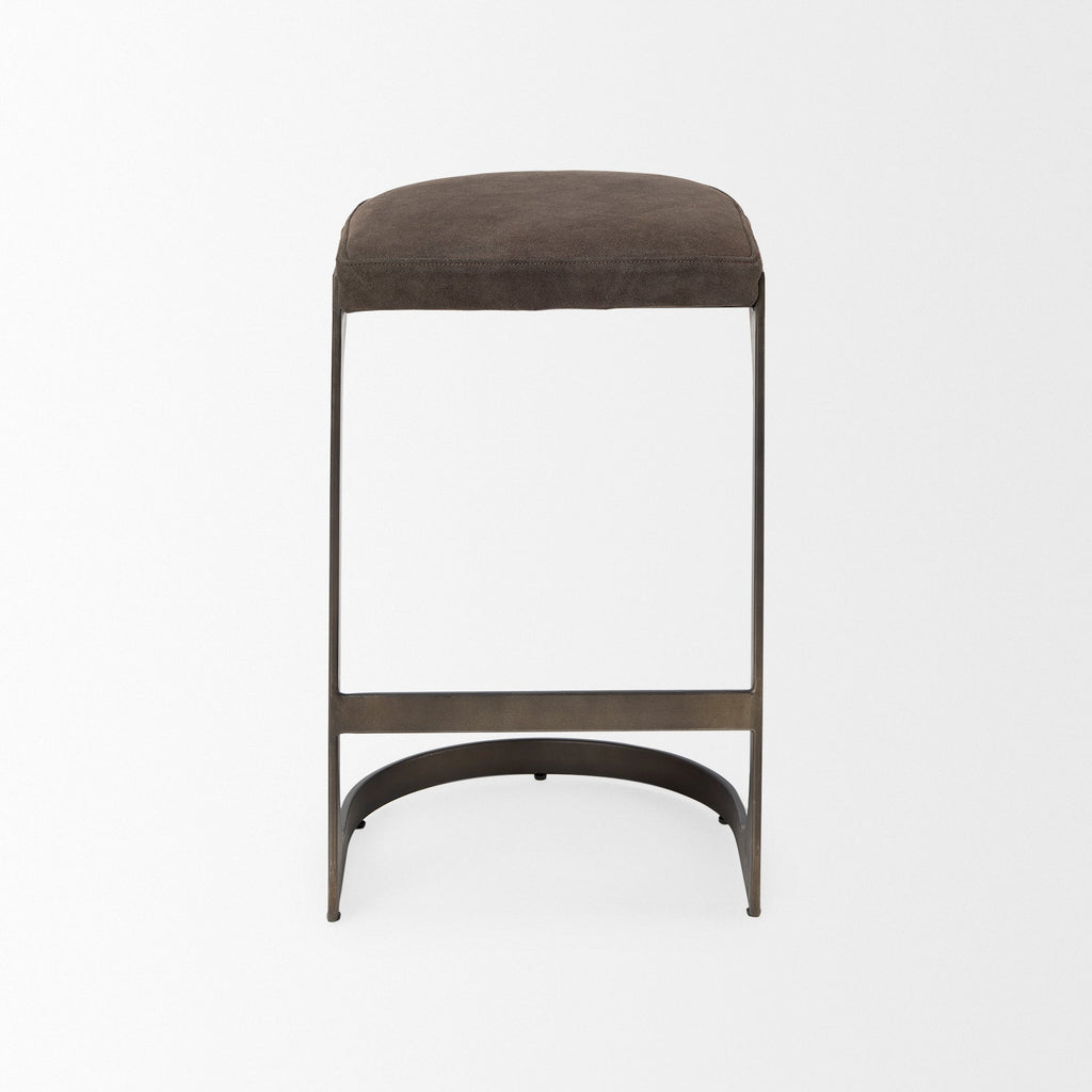 Tyson Suede Seat Counter Stool