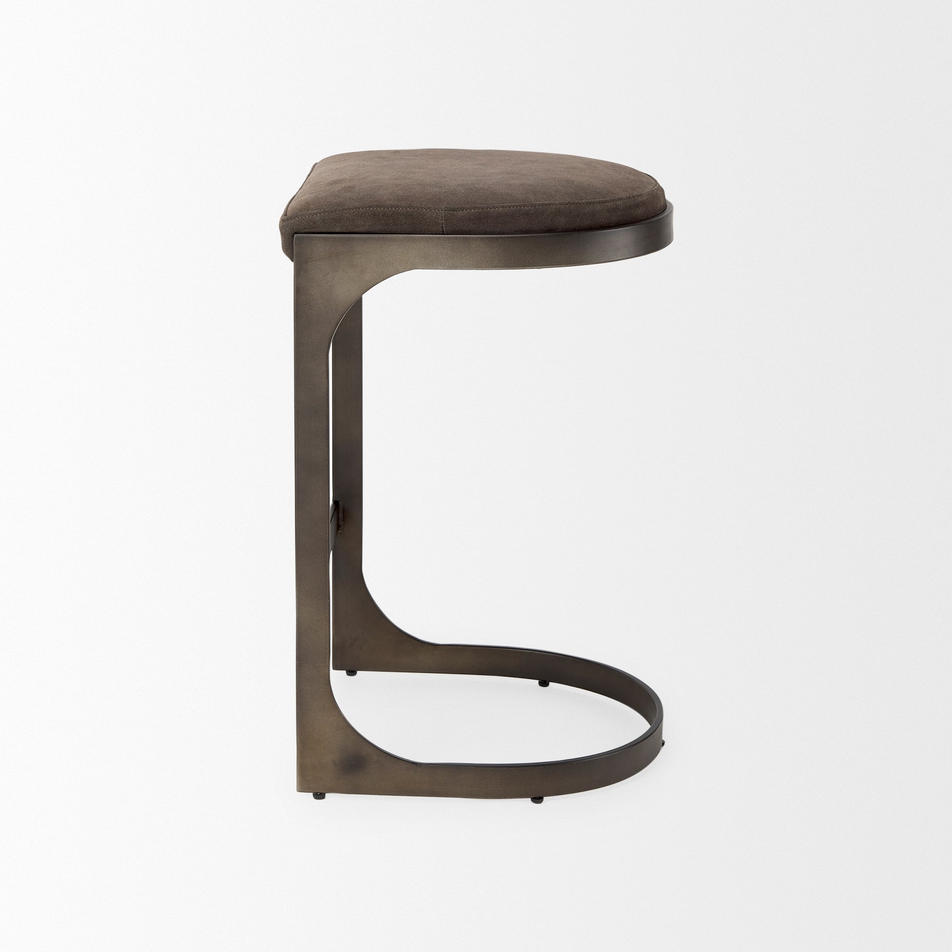 Tyson Suede Seat Counter Stool