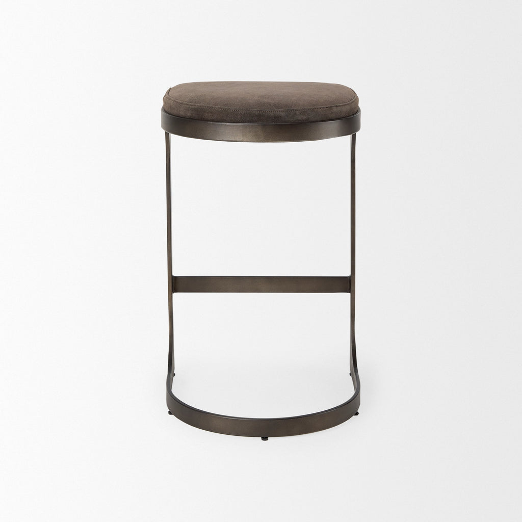 Tyson Suede Seat Counter Stool