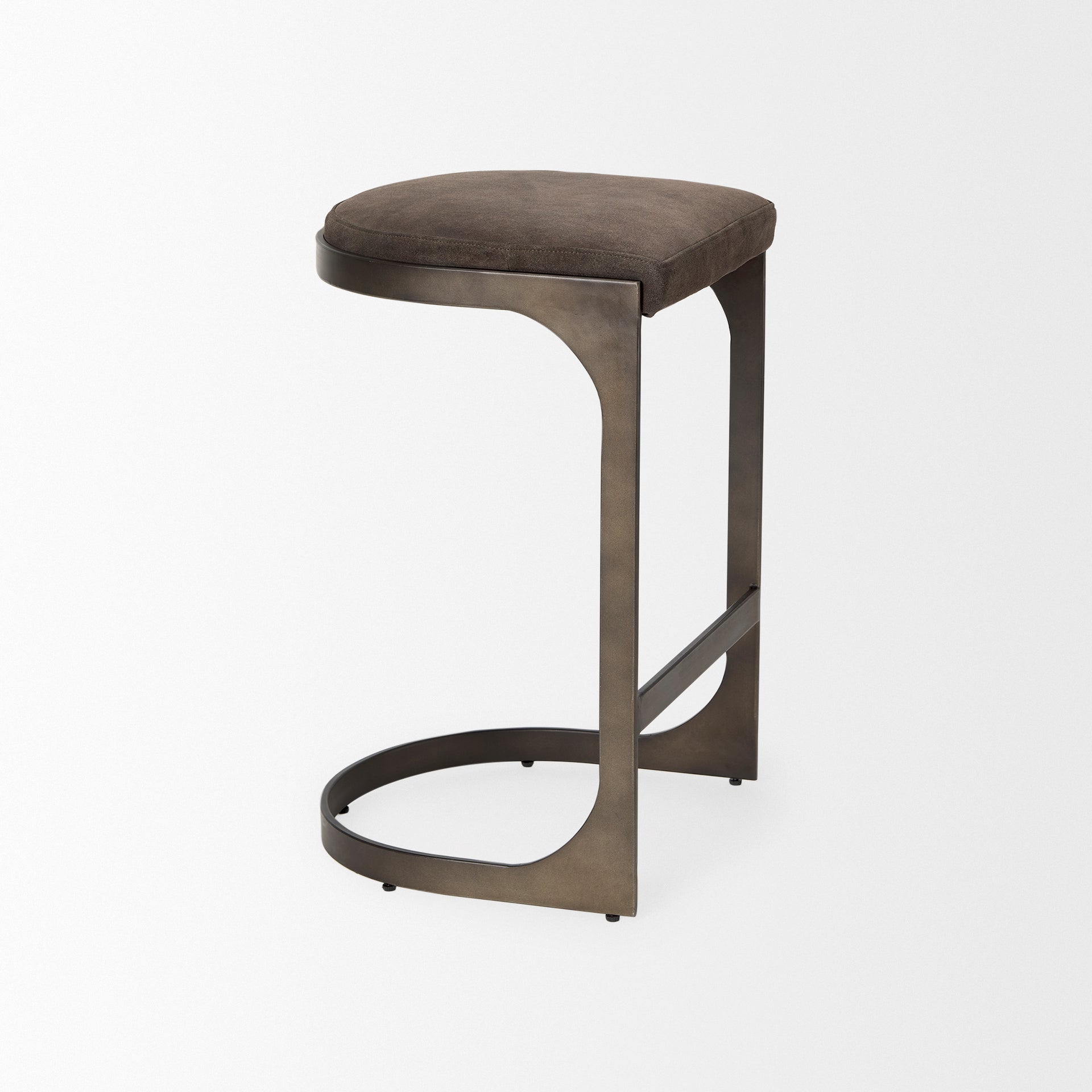 Tyson Suede Seat Counter Stool