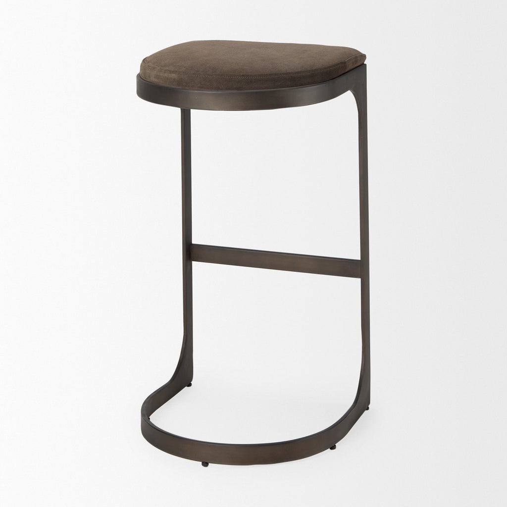 Tyson Suede Seat Bar Stool