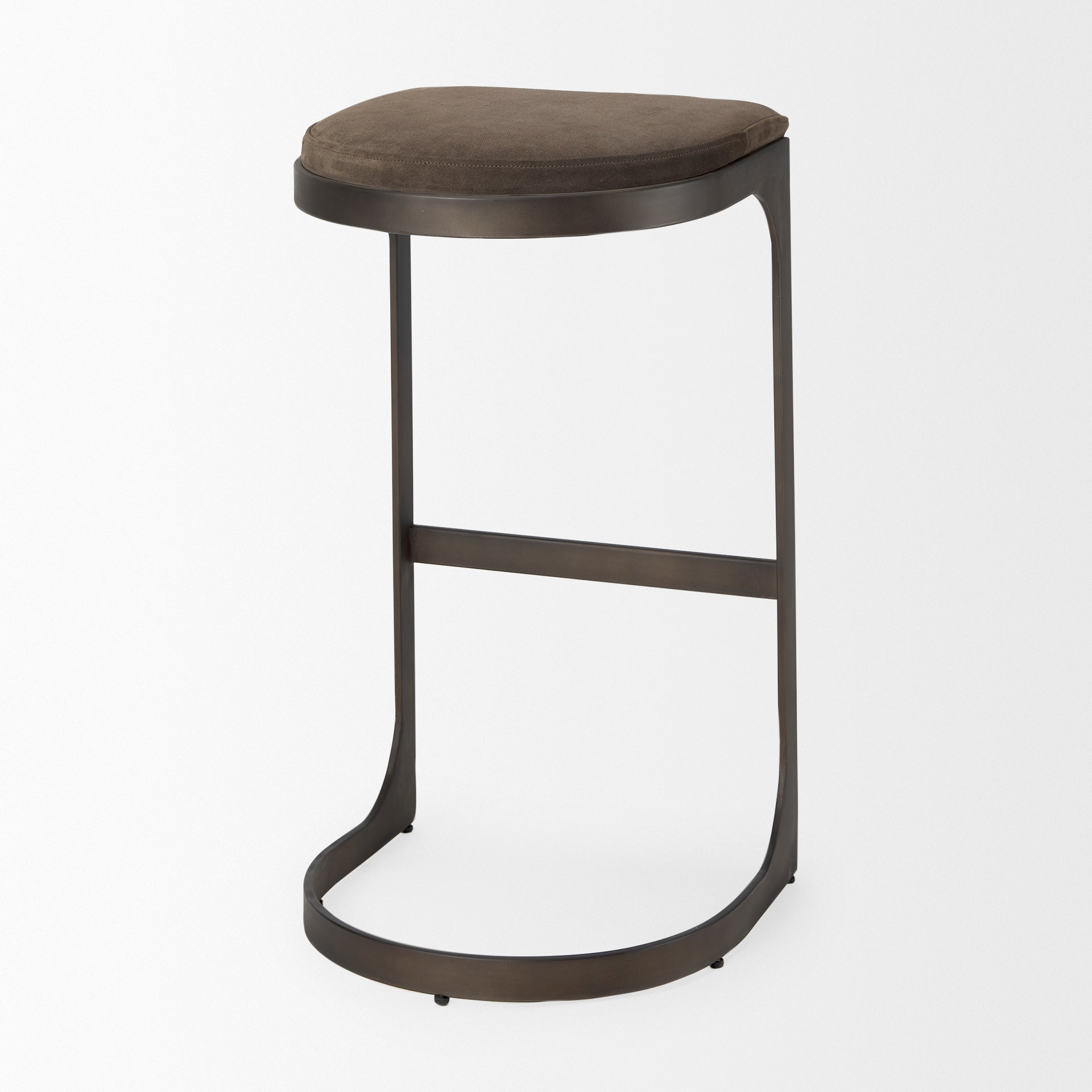 Tyson Suede Seat Bar Stool
