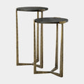 Atticus Wood Accent Table Set of 2