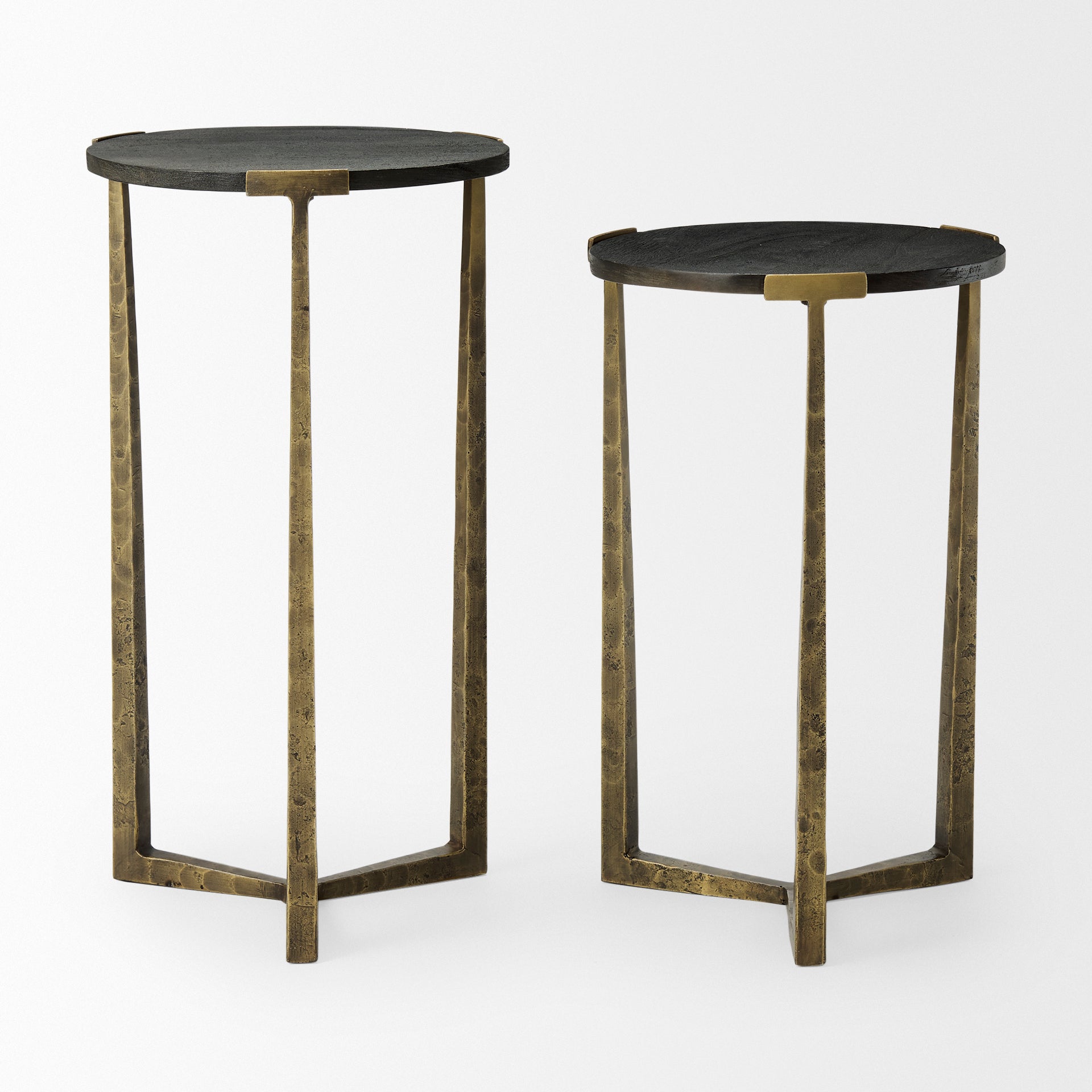Atticus Wood Accent Table Set of 2