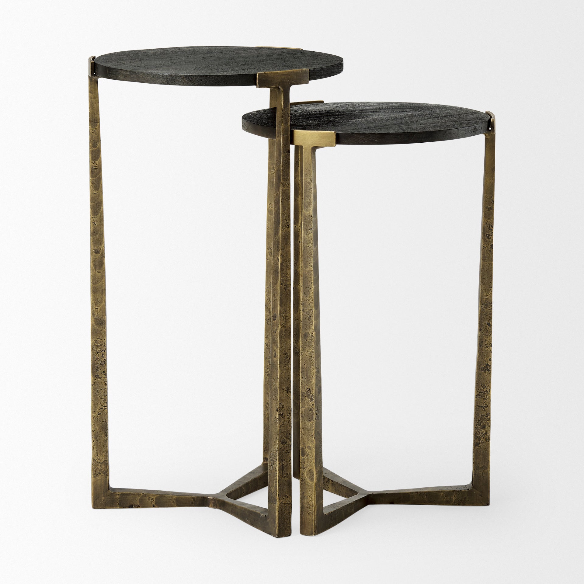 Atticus Wood Accent Table Set of 2