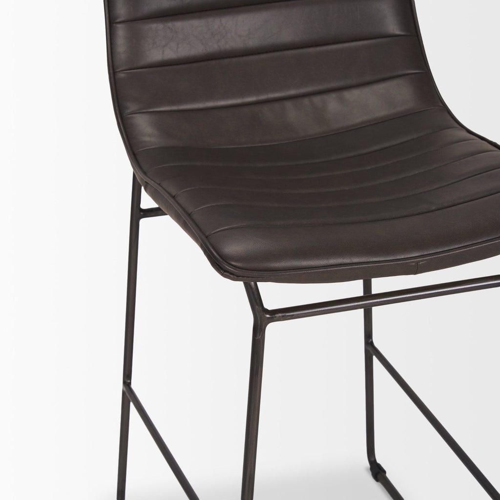 Meritt Leather Seat Bar Stool