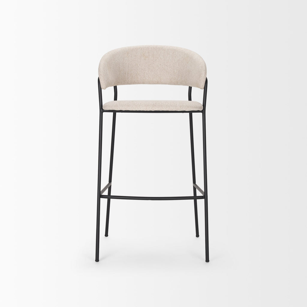 Carolyn Fabric Seat Bar Stool