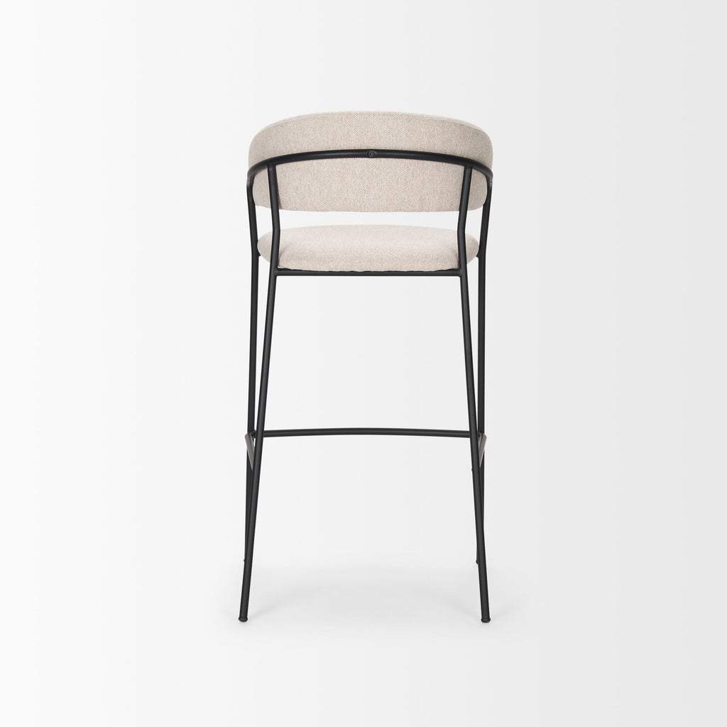 Carolyn Fabric Seat Bar Stool