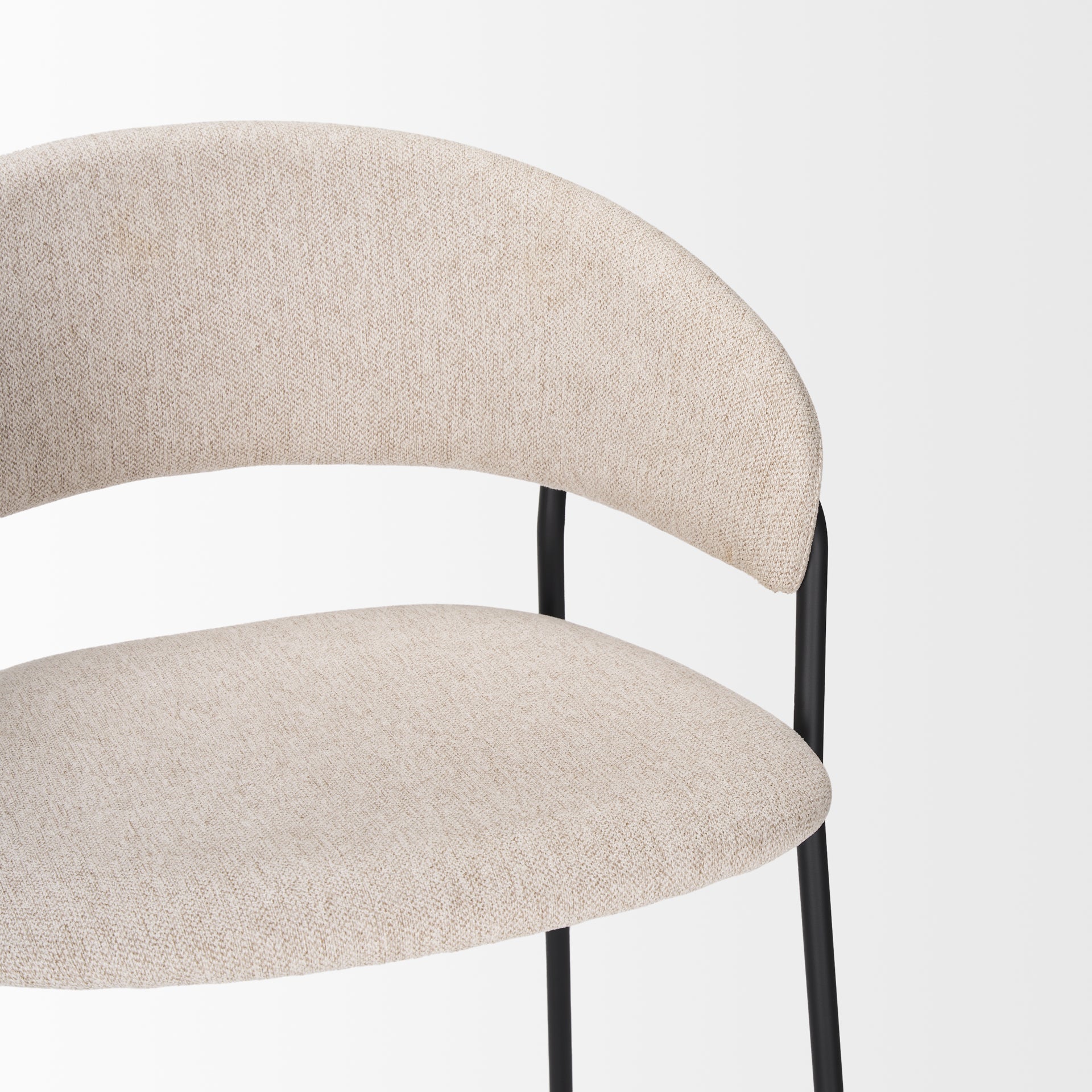 Carolyn Fabric Seat Bar Stool